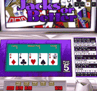 a video poker machine